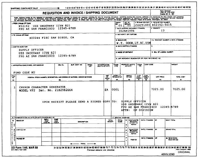 DD FORM 1149 FILLABLE PDF